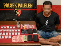 Bongkar Peredaran Sabu, Polsek Paleleh Tangkap Terduga Pengedar dan Babuk Seberat 5,2 Gram di Paleleh Barat