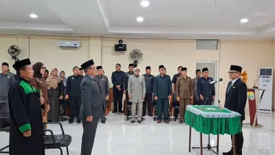 Resmi, Moh Yamin Rahim Dilantik Jadi Sekkab Buol Definitif, Ini Pesan Tegas Bupati