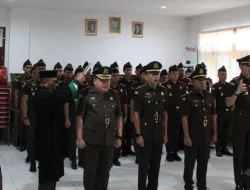 Pejabat Eselon IV Kejari Buol Dilantik, Kajari Ingatkan Jabatan adalah Amanah