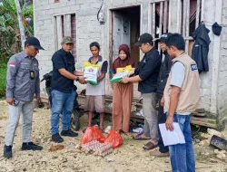 PWI Peduli, Wartawan Buol–Tolitoli Salurkan Sembako ke Warga Miskin Ekstrem