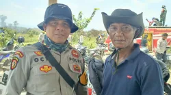 Ketua DPRD Poso Ikut Berjibaku Jinakkan Api