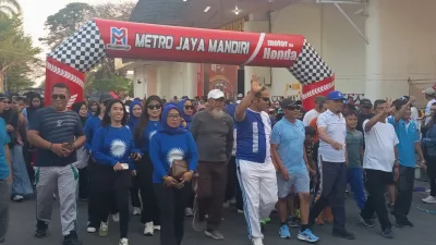 PAN Poso Buka Rakerda dengan Jalan Santai & Fun Bike